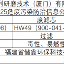 斯达利研磨技术（厦门）有限公司2025危废污染防治信息公示